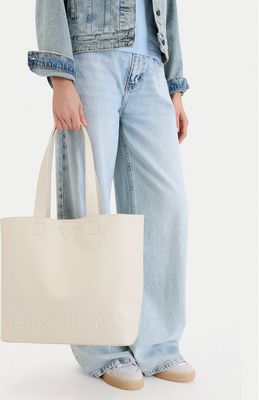 Guess Jeans - Shopper bag ze sklepu: eobuwie.pl w kategorii: Torby Shopper bag - zdjęcie WP-EBWP-9KUZS-09B_5906751906279