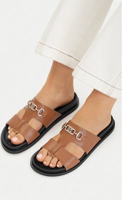 Klapki damskie eleganckie Nine West ze sklepu: eobuwie.pl w kategorii: Klapki damskie - zdjęcie WP-EBWP-9KUZS-09B_5907964030041