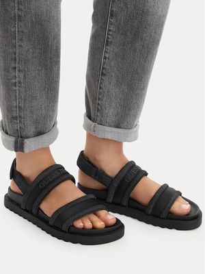 Sandały damskie Guess Jeans ze sklepu: eobuwie.pl w kategorii: Sandały damskie - zdjęcie WP-EBWP-9KUZS-09B_5907964035183