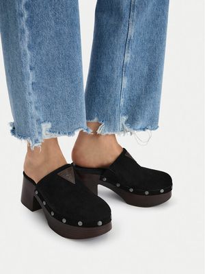 Guess Jeans - Klapki damskie na lato ze sklepu: eobuwie.pl w kategorii: Klapki damskie - zdjęcie WP-EBWP-9KUZS-09B_5907964055723