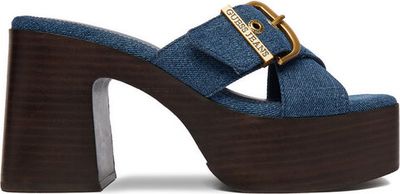 Klapki damskie Guess Jeans ze sklepu: eobuwie.pl w kategorii: Klapki damskie - zdjęcie WP-EBWP-9KUZS-09B_5907964071631