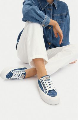 Guess Jeans - Trampki damskie wiosenne ze sklepu: eobuwie.pl w kategorii: Trampki damskie - zdjęcie WP-EBWP-9KUZS-09B_5907964077343