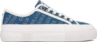 Guess Jeans - Trampki damskie wiosenne ze sklepu: eobuwie.pl w kategorii: Trampki damskie - zdjęcie WP-EBWP-9KUZS-09B_5907964077343