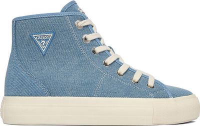 Trampki damskie na wiosnę Guess Jeans ze sklepu: eobuwie.pl w kategorii: Trampki damskie - zdjęcie WP-EBWP-9KUZS-09B_5907964077756