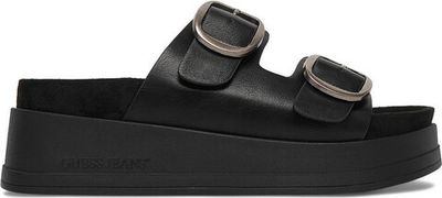 Guess Jeans - Klapki damskie na lato ze sklepu: eobuwie.pl w kategorii: Klapki damskie - zdjęcie WP-EBWP-9KUZS-09B_5907964080961