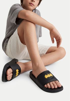 Klapki dziecięce na zimę Batman ze sklepu: eobuwie.pl w kategorii: Klapki dziecięce - zdjęcie WP-EBWP-9KUZS-09B_5907964150596