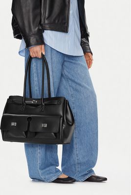 Gino Rossi - Shopper bag elegancka ze sklepu: eobuwie.pl w kategorii: Torby Shopper bag - zdjęcie WP-EBWP-9KUZS-09B_5907964243656