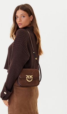 Listonoszka elegancka Pinko ze sklepu: eobuwie.pl w kategorii: Listonoszki - zdjęcie WP-EBWP-9KUZS-09B_8053177172577