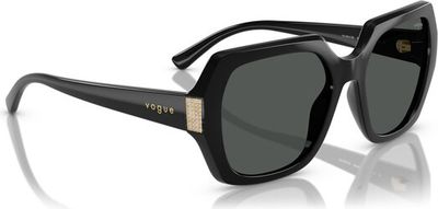 Okulary przeciwsłoneczne damskie elegancki Vogue Eyewear ze sklepu: eobuwie.pl w kategorii: Okulary przeciwsłoneczne damskie - zdjęcie WP-EBWP-9KUZS-09B_8056262233597