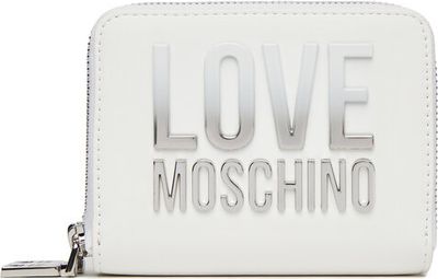 Portfel damski na wiosnę Love Moschino ze sklepu: eobuwie.pl w kategorii: Portfele damskie - zdjęcie WP-EBWP-9KUZS-09B_8057623845015