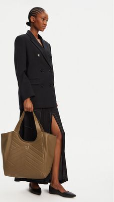 Shopper bag wakacyjna Pinko ze sklepu: eobuwie.pl w kategorii: Torby Shopper bag - zdjęcie WP-EBWP-9KUZS-09B_8057769774576
