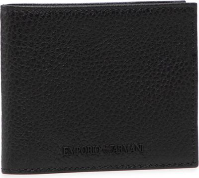 Portfel męski elegancki Emporio Armani ze sklepu: eobuwie.pl w kategorii: Portfele męskie - zdjęcie WP-EBWP-9KUZS-09B_8059516206163