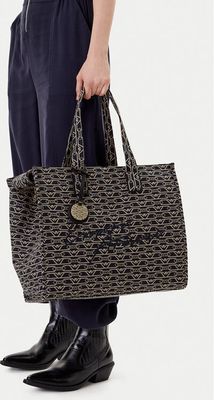 Emporio Armani - Shopper bag elegancka ze sklepu: eobuwie.pl w kategorii: Torby Shopper bag - zdjęcie WP-EBWP-9KUZS-09B_8059659868129