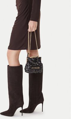 Kopertówka elegancka Love Moschino ze sklepu: eobuwie.pl w kategorii: Kopertówki - zdjęcie WP-EBWP-9KUZS-09B_8059987598675
