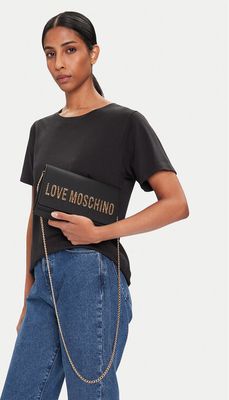Kopertówka elegancka Love Moschino ze sklepu: eobuwie.pl w kategorii: Kopertówki - zdjęcie WP-EBWP-9KUZS-09B_8059987850889