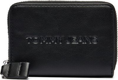 Tommy Jeans - Portfel damski elegancki ze sklepu: eobuwie.pl w kategorii: Portfele damskie - zdjęcie WP-EBWP-9KUZS-09B_8720636853239