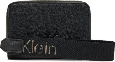 Portfel damski Calvin Klein Jeans ze sklepu: eobuwie.pl w kategorii: Portfele damskie - zdjęcie WP-EBWP-9KUZS-09B_8721107089485