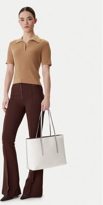 Shopper bag elegancka Calvin Klein ze sklepu: eobuwie.pl w kategorii: Torby Shopper bag - zdjęcie WP-EBWP-9KUZS-09B_8721223881598