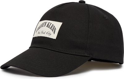 Czapka z daszkiem damska elegancki Calvin Klein ze sklepu: eobuwie.pl w kategorii: Czapki z daszkiem damskie - zdjęcie WP-EBWP-9KUZS-09B_8721223885961
