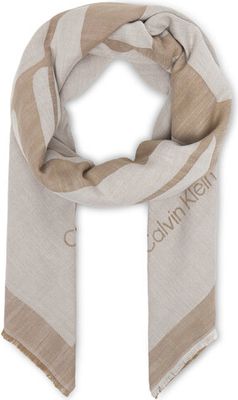 Szalik/chusta elegancki Calvin Klein ze sklepu: eobuwie.pl w kategorii: Szaliki i chusty damskie - zdjęcie WP-EBWP-9KUZS-09B_8721223886074