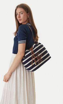 Tommy Hilfiger - Torebka wakacyjna ze sklepu: eobuwie.pl w kategorii: Torebki worki - zdjęcie WP-EBWP-9KUZS-09B_8721289513785
