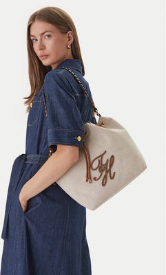 Tommy Hilfiger - Torebka na wakacje ze sklepu: eobuwie.pl w kategorii: Torebki worki - zdjęcie WP-EBWP-9KUZS-09B_8721289515581