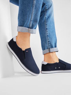 Trampki męskie na lato Tommy Hilfiger ze sklepu: MODIVO w kategorii: Trampki męskie - zdjęcie WP-EBWP-BKLVO-LN0_0000199097744