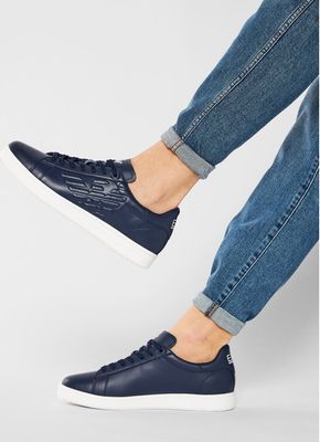 Buty sportowe męskie wiosenne jesienne EA7 Emporio Armani ze sklepu: MODIVO w kategorii: Buty sportowe męskie - zdjęcie WP-EBWP-BKLVO-LN0_0000200876597