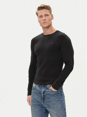 T-shirt męski gładki Tommy Jeans ze sklepu: MODIVO w kategorii: T-shirty męskie - zdjęcie WP-EBWP-BKLVO-LN0_0000201276556