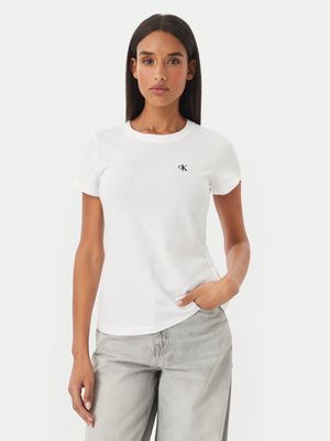Bluzka damska na wiosnę Calvin Klein Jeans ze sklepu: MODIVO w kategorii: Bluzki damskie - zdjęcie WP-EBWP-BKLVO-LN0_0000206491909
