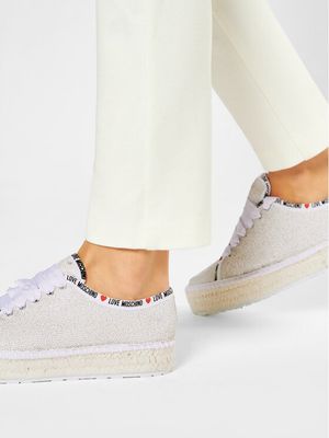 Espadryle damskie wiosenne Love Moschino ze sklepu: MODIVO w kategorii: Espadryle damskie - zdjęcie WP-EBWP-BKLVO-LN0_0000206689535