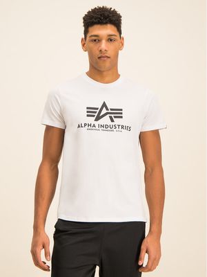 T-shirt męski na lato Alpha Industries ze sklepu: MODIVO w kategorii: T-shirty męskie - zdjęcie WP-EBWP-BKLVO-LN0_0000206831743