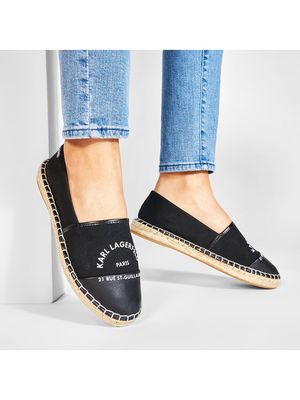 Espadryle damskie na wiosnę Karl Lagerfeld ze sklepu: MODIVO w kategorii: Espadryle damskie - zdjęcie WP-EBWP-BKLVO-LN0_0000206890702