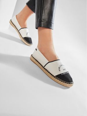 Karl Lagerfeld - Espadryle damskie na lato ze sklepu: MODIVO w kategorii: Espadryle damskie - zdjęcie WP-EBWP-BKLVO-LN0_0000206890719