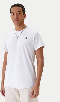 T-shirt męski casualowy G-Star Raw ze sklepu: MODIVO w kategorii: T-shirty męskie - zdjęcie WP-EBWP-BKLVO-LN0_0000207038516
