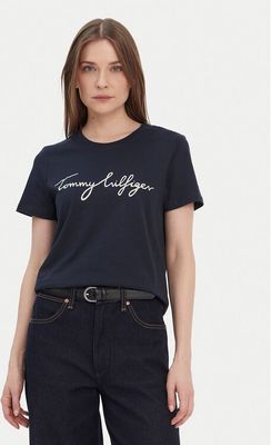 Bluzka damska na wiosnę klasyczna Tommy Hilfiger ze sklepu: MODIVO w kategorii: Bluzki damskie - zdjęcie WP-EBWP-BKLVO-LN0_0000207716957