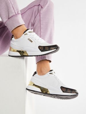 Buty sportowe damskie na wiosnę Guess ze sklepu: MODIVO w kategorii: Buty sportowe damskie - zdjęcie WP-EBWP-BKLVO-LN0_0000207894372
