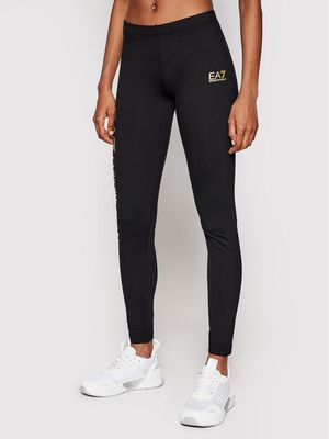 Spodnie damskie jesienne EA7 Emporio Armani ze sklepu: MODIVO w kategorii: Spodnie damskie - zdjęcie WP-EBWP-BKLVO-LN0_0000208023337
