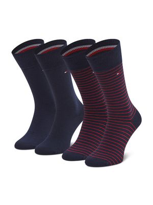 Skarpetki damskie w abstrakcyjnym wzorze Tommy Hilfiger ze sklepu: MODIVO w kategorii: Skarpetki damskie - zdjęcie WP-EBWP-BKLVO-LN0_0000208072496