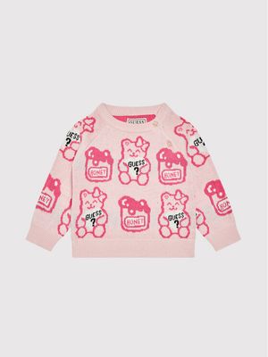 Sweter dziewczęcy casual Guess ze sklepu: MODIVO w kategorii: Swetry dziewczęce - zdjęcie WP-EBWP-BKLVO-LN0_0000208381130