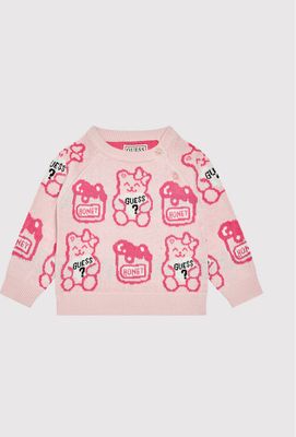 Guess - Sweter dziewczęcy na wiosnę ze sklepu: MODIVO w kategorii: Swetry dziewczęce - zdjęcie WP-EBWP-BKLVO-LN0_0000208381130