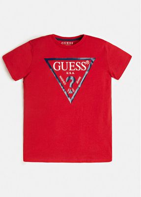 Guess - T-shirt chłopięce letni ze sklepu: MODIVO w kategorii: T-shirty chłopięce - zdjęcie WP-EBWP-BKLVO-LN0_0000208524155