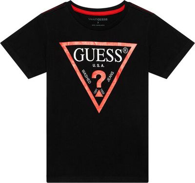 Guess - T-shirt chłopięce na lato ze sklepu: MODIVO w kategorii: T-shirty chłopięce - zdjęcie WP-EBWP-BKLVO-LN0_0000208524179