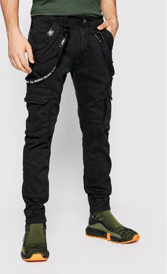 Spodnie męskie jesienne Alpha Industries ze sklepu: MODIVO w kategorii: Spodnie męskie - zdjęcie WP-EBWP-BKLVO-LN0_0000209174335