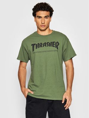 T-shirt męski na lato Thrasher ze sklepu: MODIVO w kategorii: T-shirty męskie - zdjęcie WP-EBWP-BKLVO-LN0_0000209182569