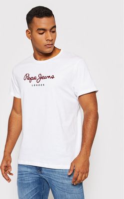 T-shirt męski letni Pepe Jeans ze sklepu: MODIVO w kategorii: T-shirty męskie - zdjęcie WP-EBWP-BKLVO-LN0_0000209509373