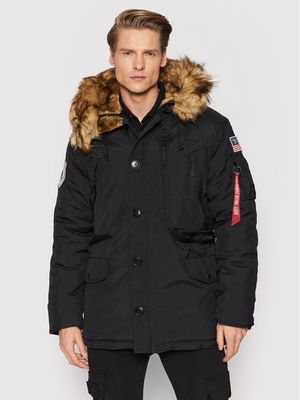 Kurtka męska zimowa Alpha Industries ze sklepu: MODIVO w kategorii: Kurtki męskie - zdjęcie WP-EBWP-BKLVO-LN0_0000209985412