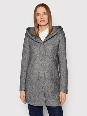 Płaszcz damski casualowy bez wzorów ONLY ze sklepu: MODIVO w kategorii: Płaszcze damskie - zdjęcie WP-EBWP-BKLVO-LN0_0000300057452