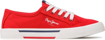 Pepe Jeans - Trampki dziecięce wiosenne ze sklepu: MODIVO w kategorii: Trampki dziecięce - zdjęcie WP-EBWP-BKLVO-LN0_0000300290477