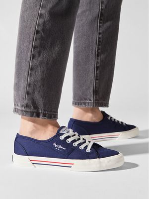 Trampki damskie Pepe Jeans ze sklepu: MODIVO w kategorii: Trampki damskie - zdjęcie WP-EBWP-BKLVO-LN0_0000300291221